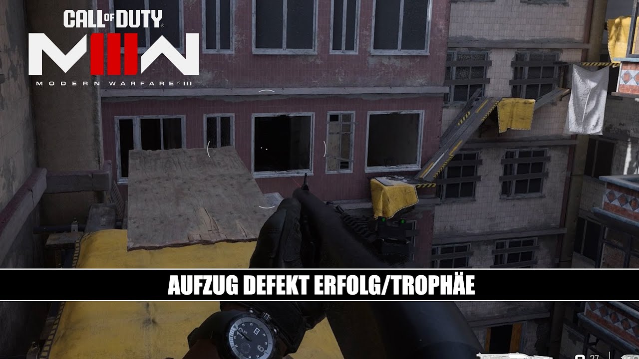 Call of Duty Modern Warfare 3 (2023) Aufzug defekt Erfolg/Trophäe