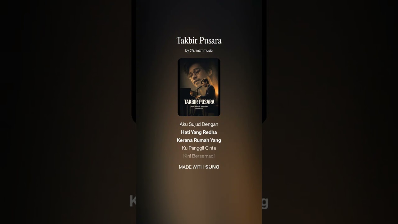 TAKBIR PUSARA - SRMZM Music (Lyrics Video)