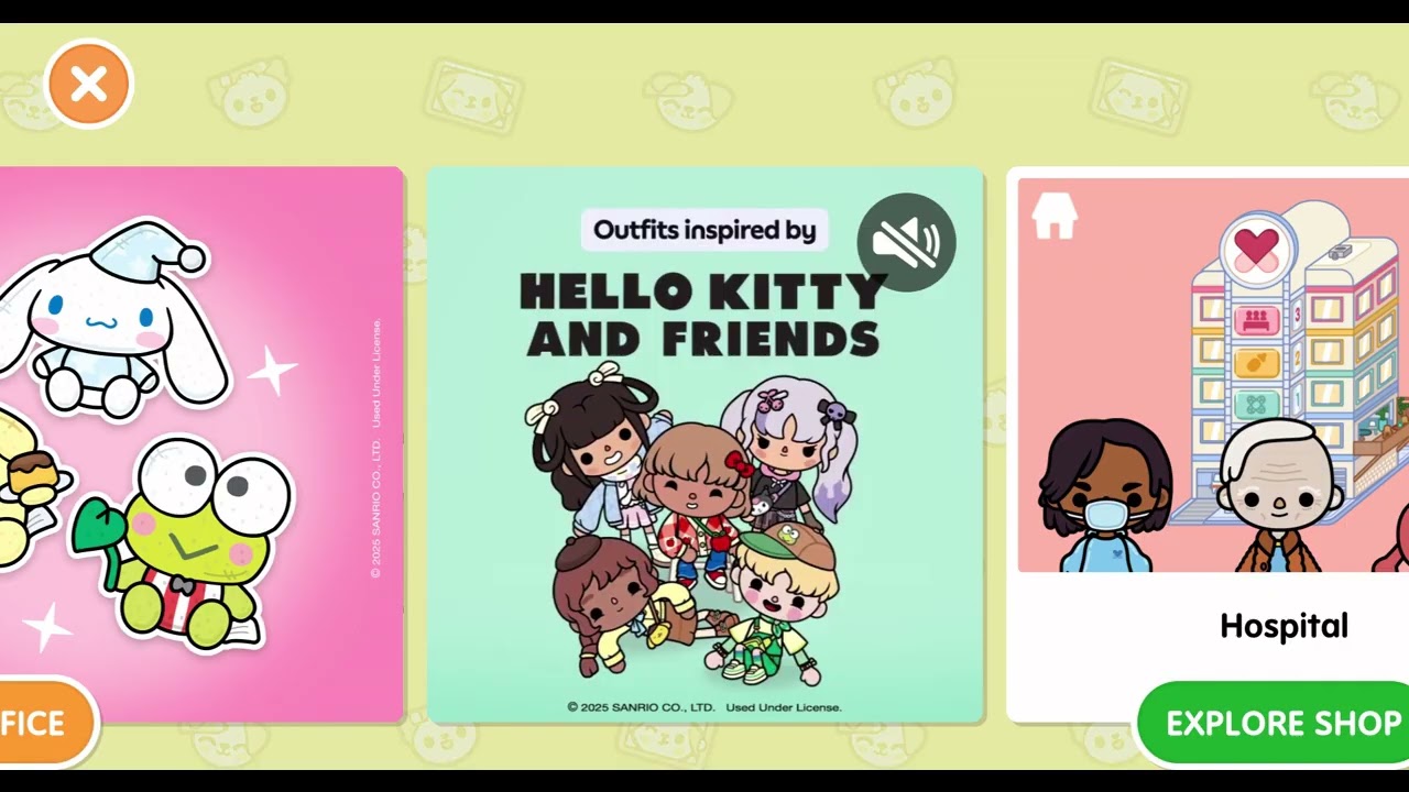 Toca Boca Portal: The New Hello Kitty Pack is out!