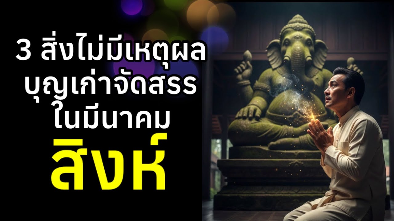 ราศีสิงห์ มีนาคม 3สิ่งไม่มีเหตุผล