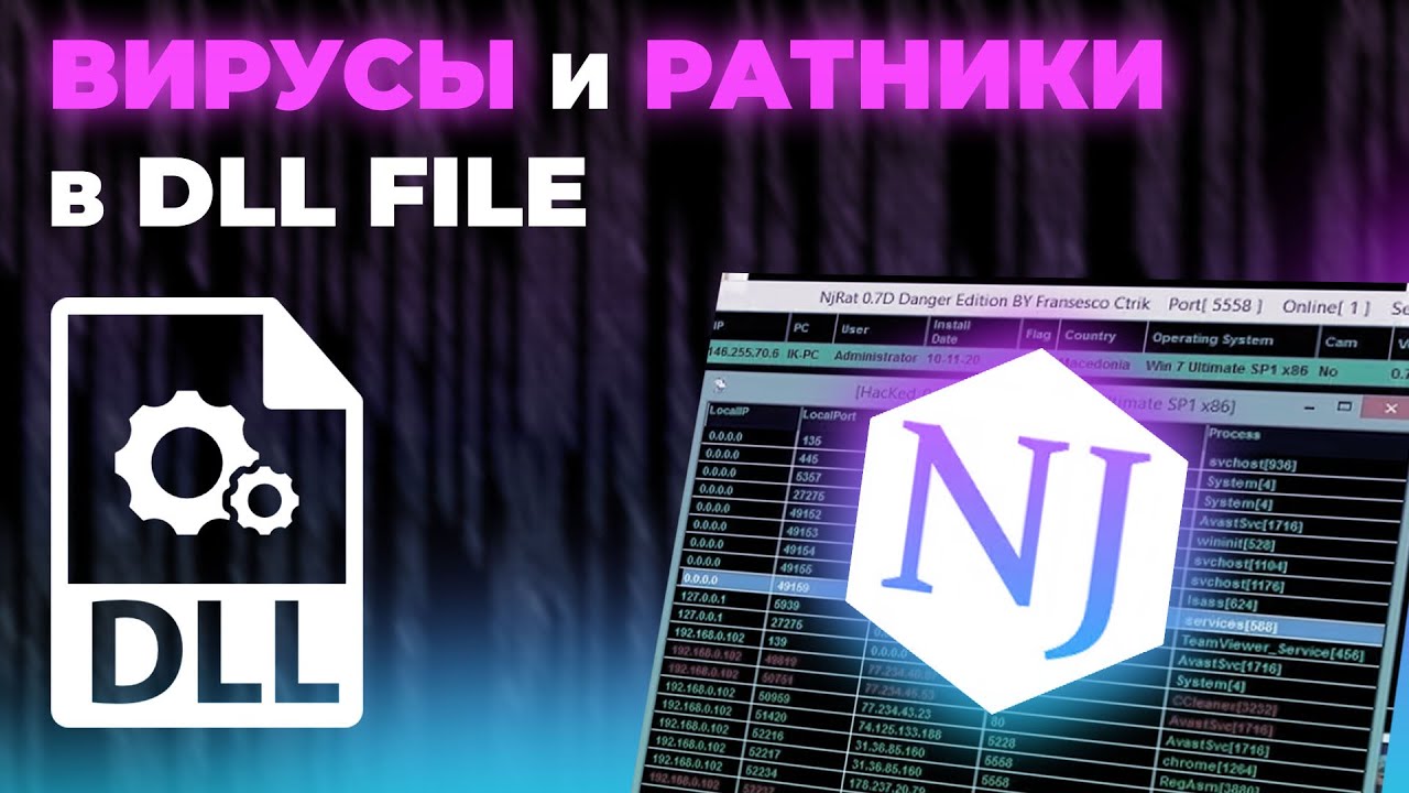 Вирусы в DLL FILE | РАТКИ & STEALLER - ИНФОРМАТИВНЫЙ ВИДЕО-РОЛИК, ВИРУСОЛОГИЯ.