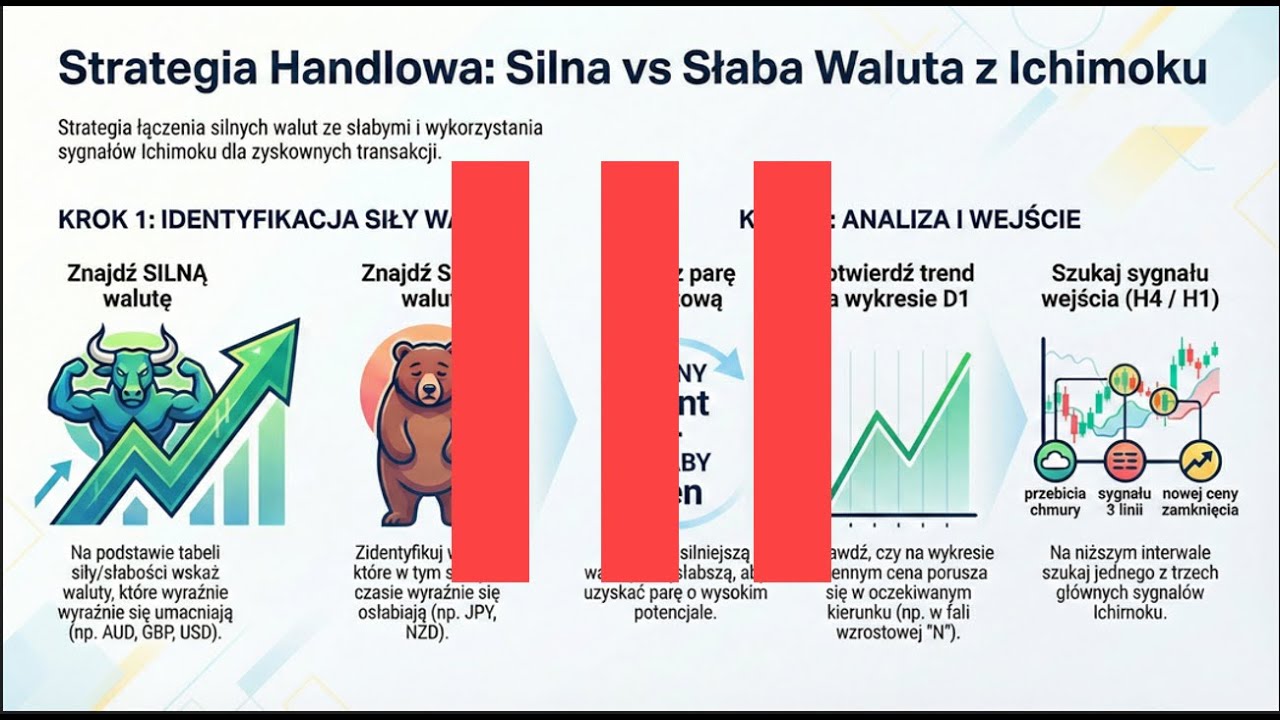 Tydzień 26–30 stycznia. Silna vs słaba waluta | Ichimoku | Forex | Trading w praktyce.