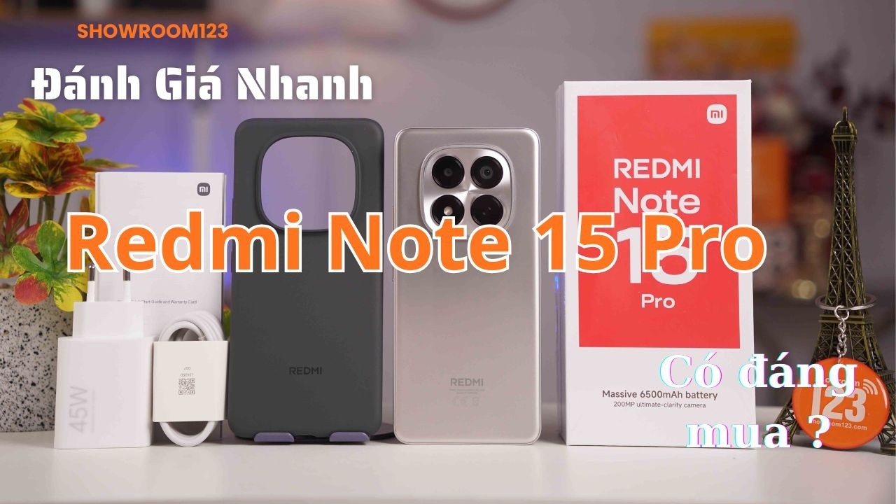 Trên Tay Đánh Giá Nhanh Redmi Note 15 Pro 4G !! #showroom123 #redminote15pro #congnghe