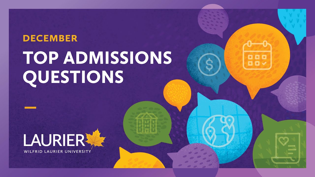 Laurier Admissions December 2025 Video