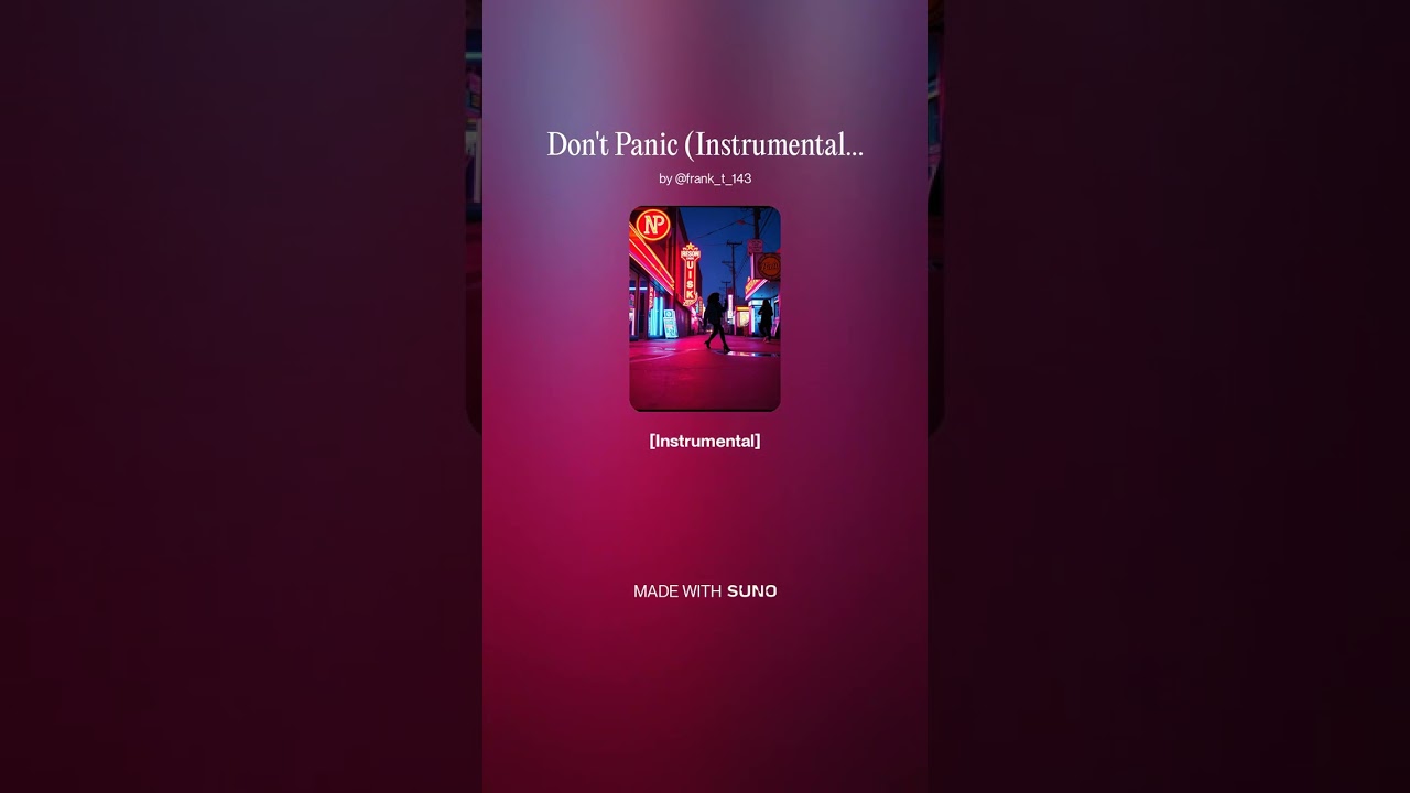 Don't Panic (Instrumental Version)