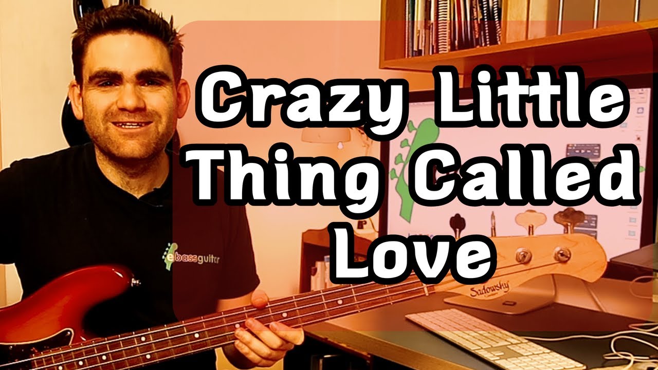 Как играть Crazy Little Thing Called Love на бас-гитаре
