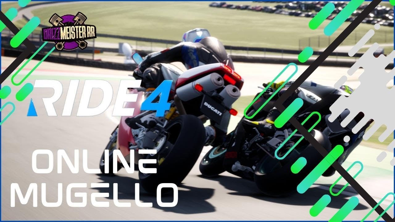 Ride 4 Online Multiplayer Mugello | Hard to keep the rear alive