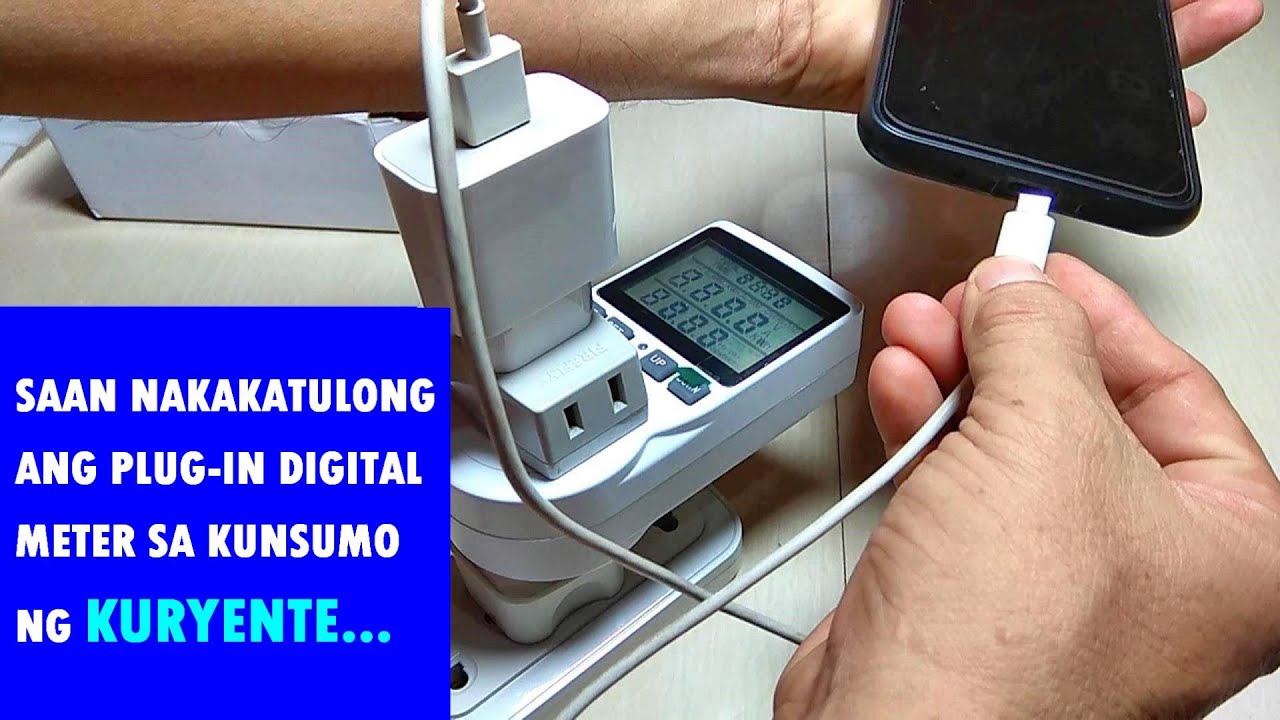 PAANO GAMITIN ANG PLUG-IN DIGITAL WATTMETER
