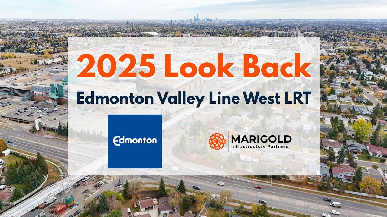 Valley Line West LRT: Take a look back at the incredible progress made in 2025!