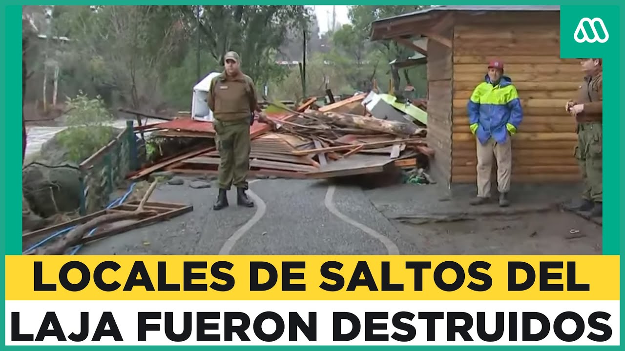 Locales de Saltos del Laja fueron arrasados por el río