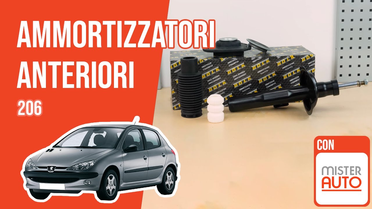 Sostituzione ammortizzatori anteriori Peugeot 206 ➿