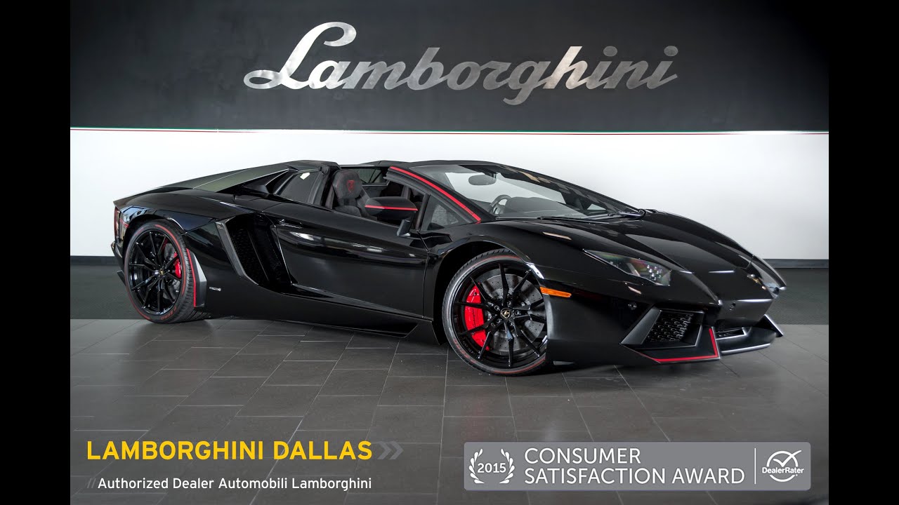 2016 Lamborghini Aventador LP 700-4 Roadster Pirelli Nero Adebaran LC401