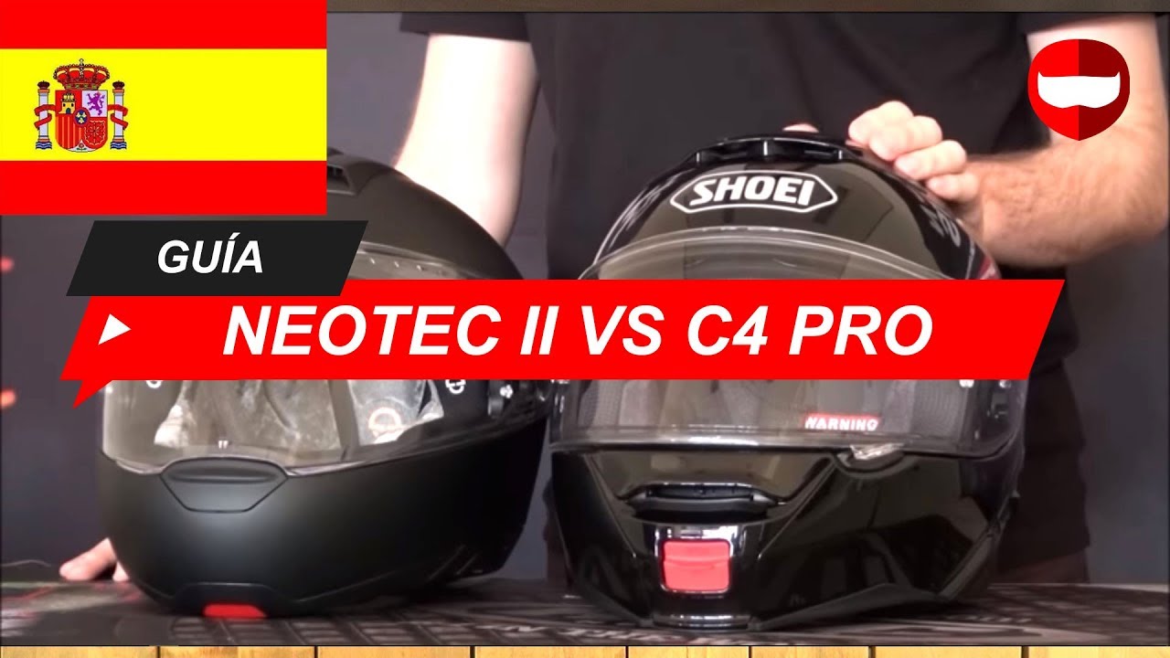 Casco Schuberth C4 Pro vs Casco Shoei Neotec 2 Guía - ChampionHelmets.com