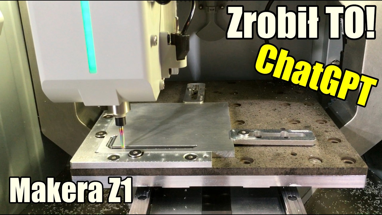 Szok! ChatGPT zaprojektował to za mnie a ja to wyfrezowałem! Test Makera Z1!