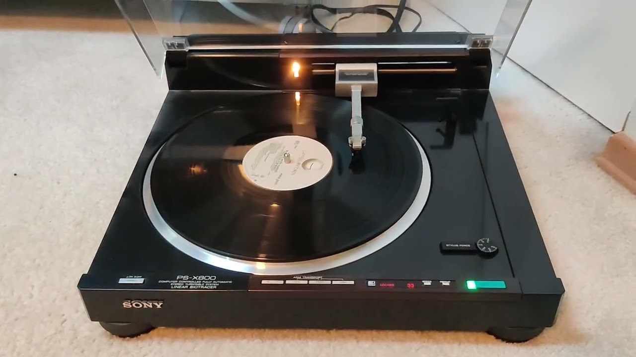 Another grail: Sony PS-X800, Sony's best turntable ever?