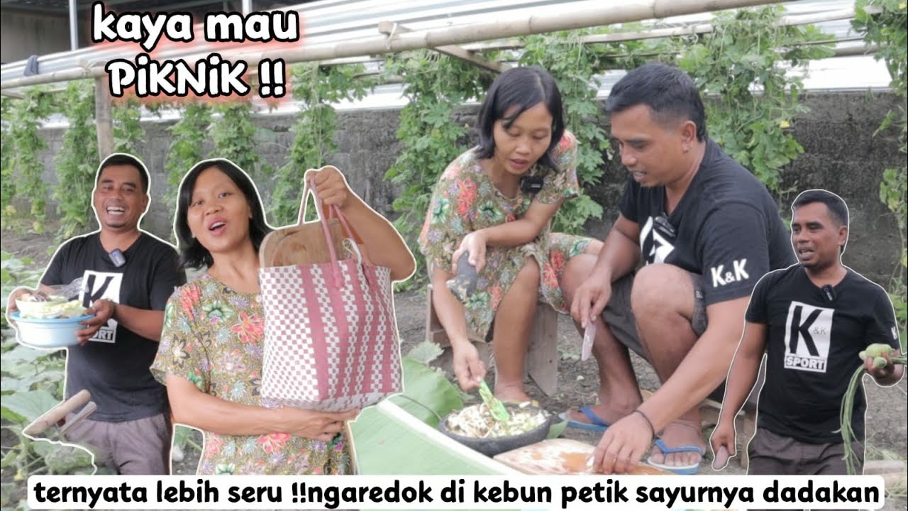 NGAREDOK DI KEBUN - petik sayurnya dadakan ternyata lebih seru