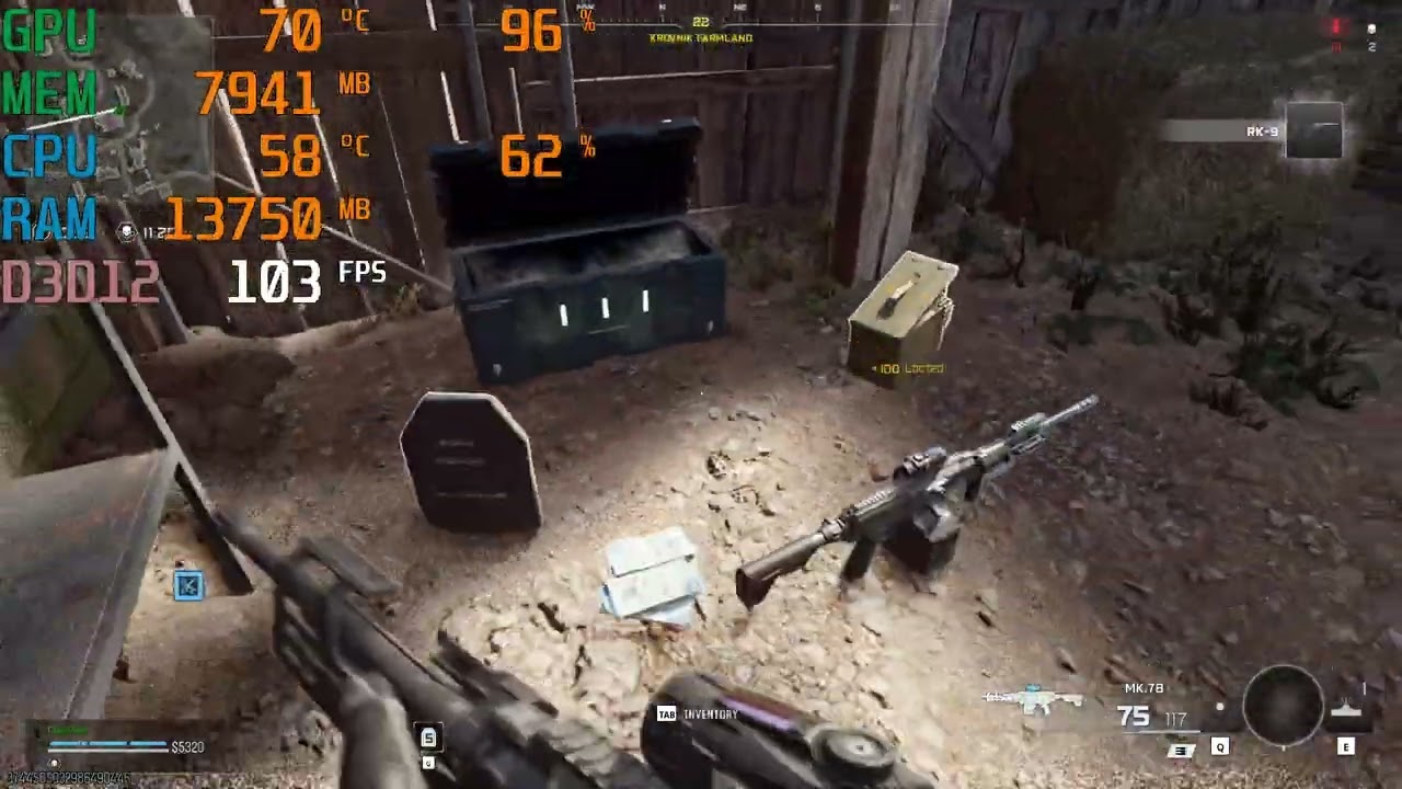 Call of Duty WARZONE | i5 12400F RTX 3060 12 GB | 2025-12-27