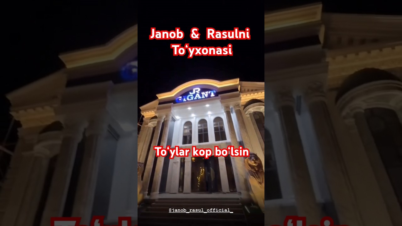 Janob Rasul toʻyxonasi #beruniy  toʻylar kop boʻlsin #trend #shorts #toylar_muborak