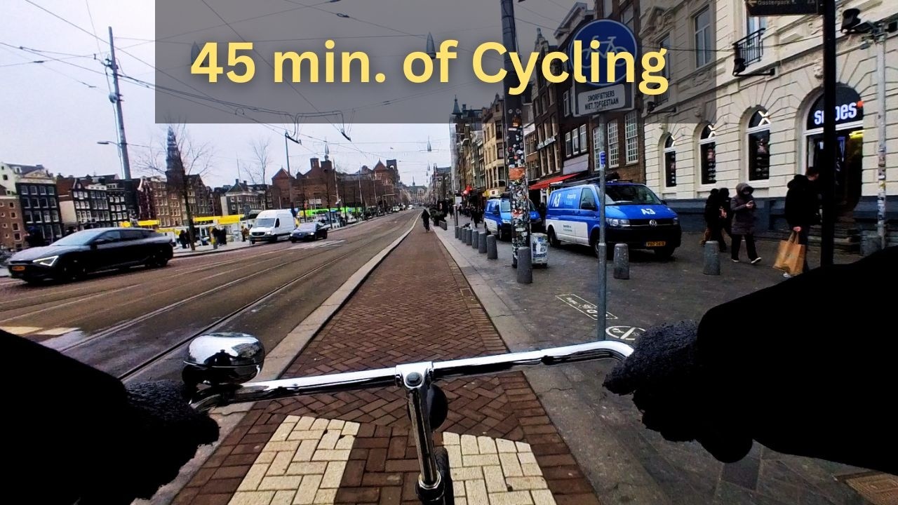 Just cycling from Amsterdam city centre to the forest.