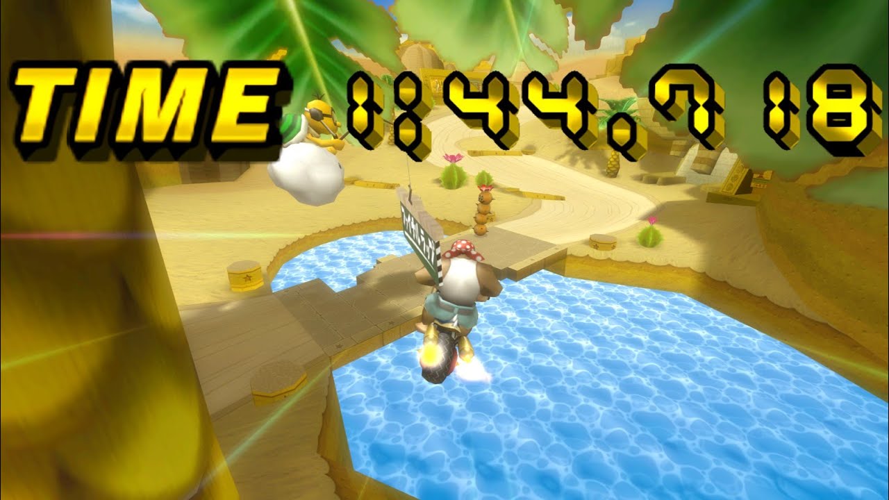 【MKW TAS】Dry Dry Ruins - 1:44.718 (RTA Strats)