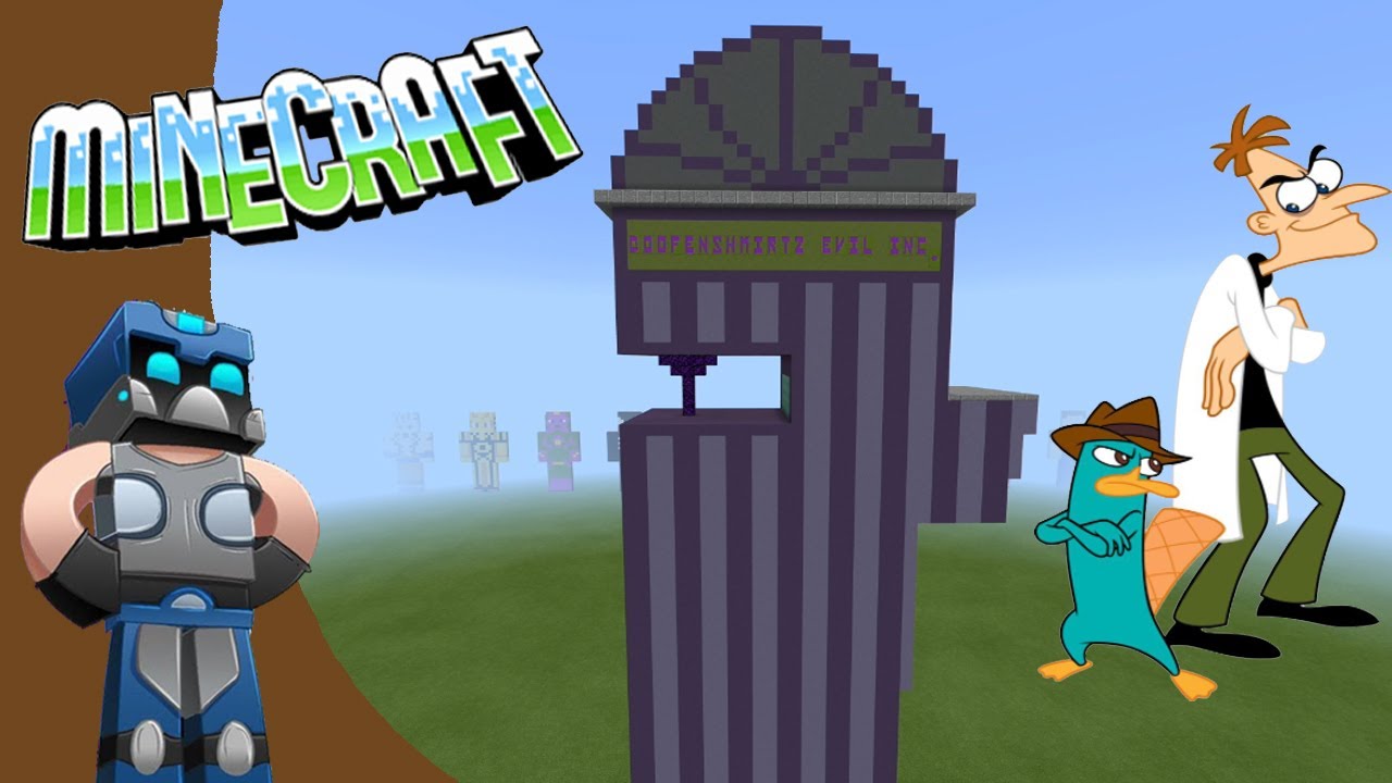 Minecraft: Como hacer Edificio Doofenshmirtz Tutorial