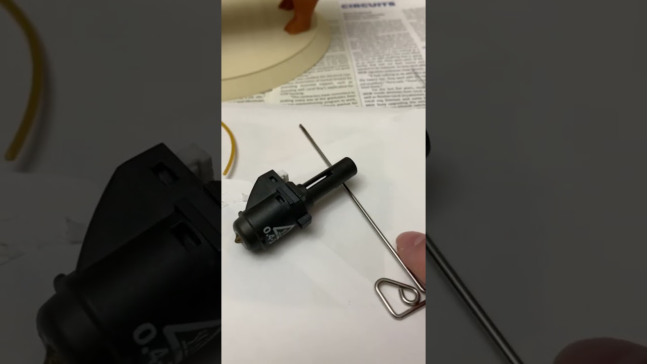 How to recover a hard clogged flashforge adventurer 3 or 4 nozzle