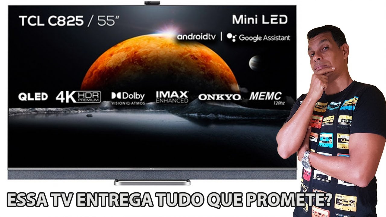 TCL C825 IMAGEM, CALIBRAÇÃO EM TV ABERTA, STEREAMING E BLU-RAY