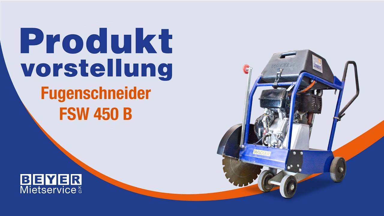 Professionelles Fugenschneiden bis 17 cm Tiefe | für Beton oder Asphalt