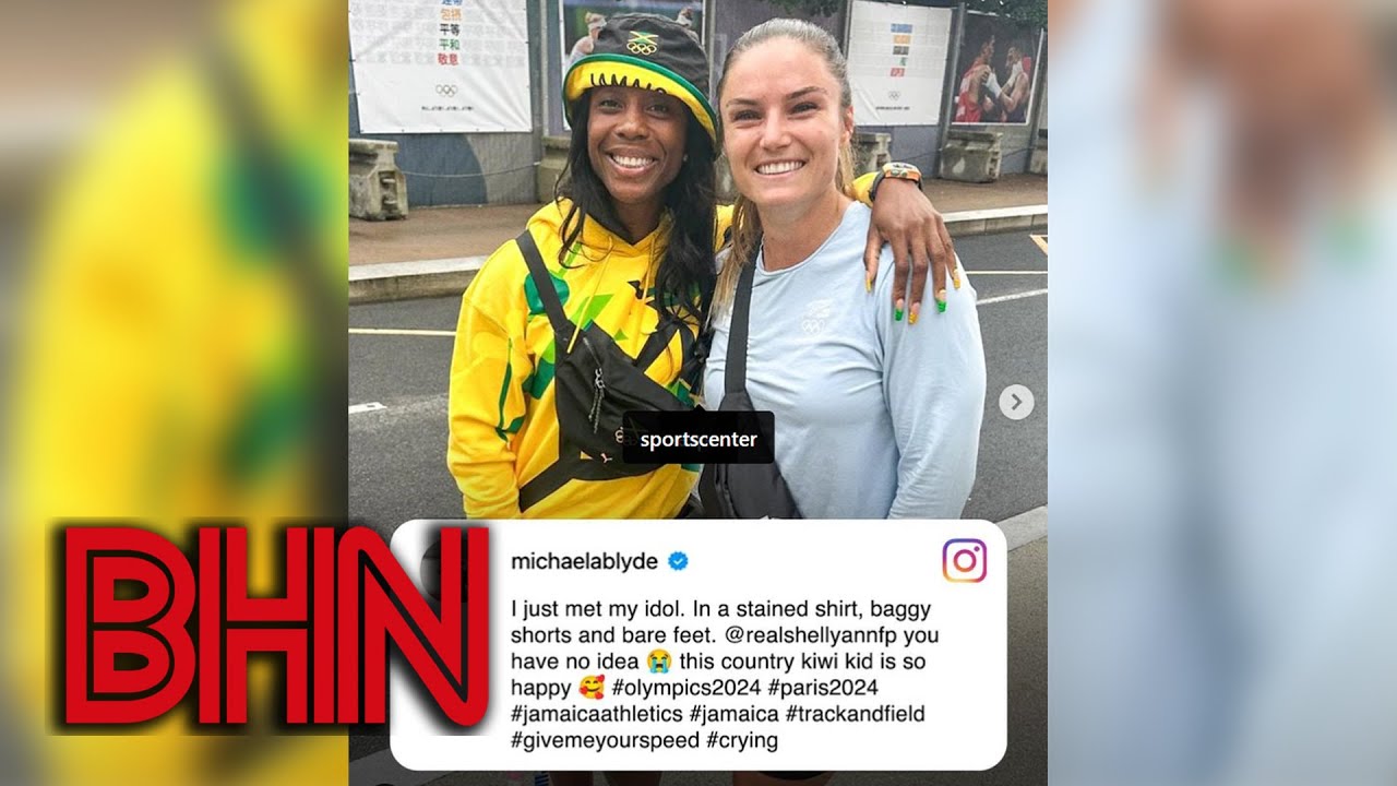 #BHN Michaela Blyde meeting Shelly Ann Fraser Pryce is the highlight of the Olympics so far