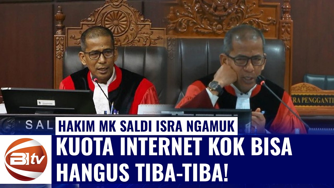 Rakyat Diperas? Hakim MK Saldi Isra Ngamuk Kuota Internet Kok Bisa Hangus Tiba-tiba!