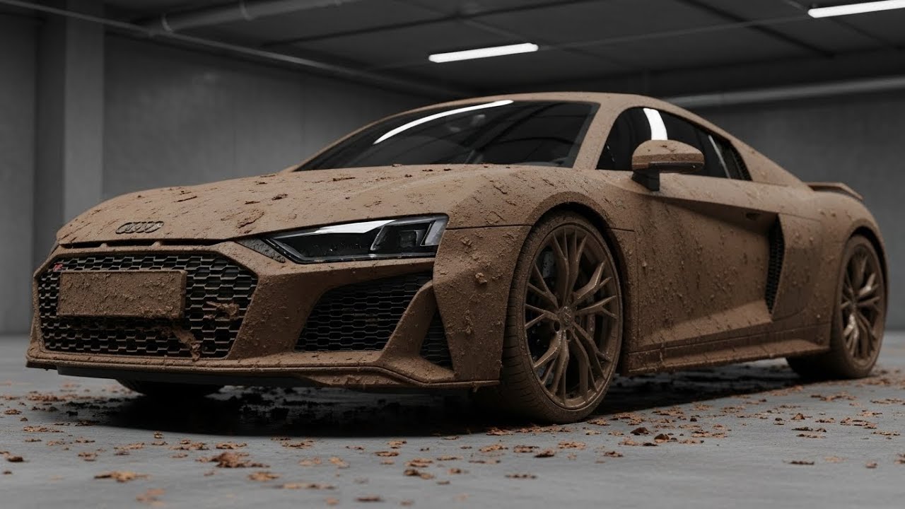 Wash The Dirtiest Audi R8 V10 : Deep Interior & Exterior Detailing