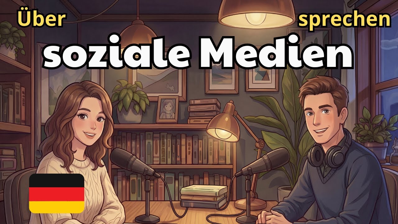 How to Talk About Your Social Media in German | Easy Speaking & Conversation Practice