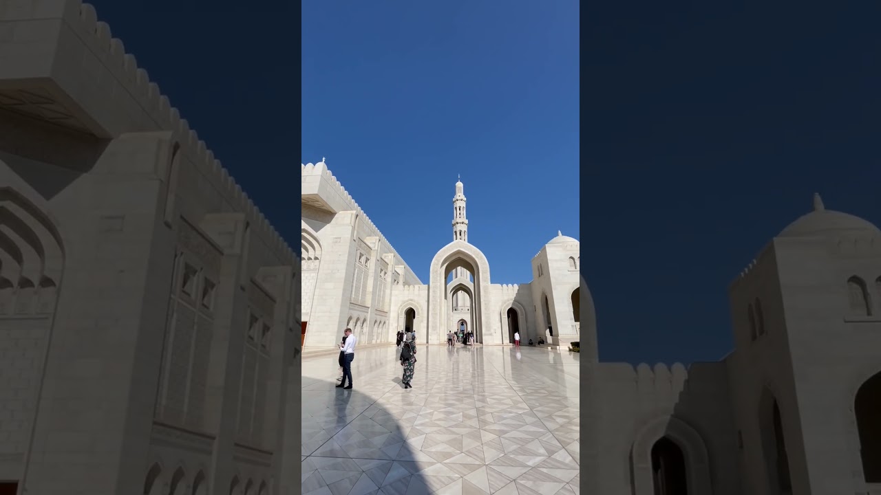 Sultan Qaboos Grand Mosque Muscat #mosque #oman #muscat #architecture #beautiful #travel #goodvibes