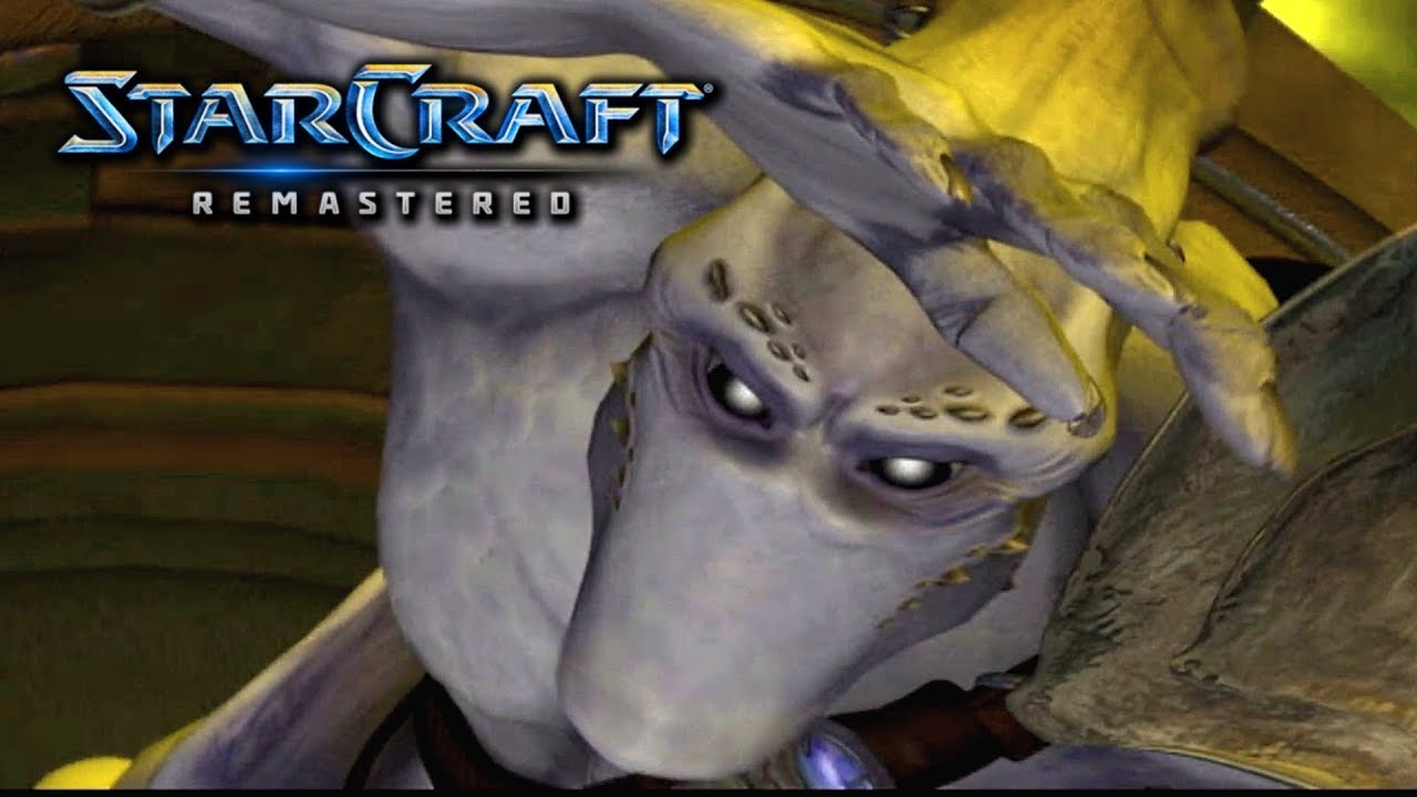 Starcraft Remastered: Brood War Protoss Ending Cinematic - Eradicating the Zerg on Shakuras