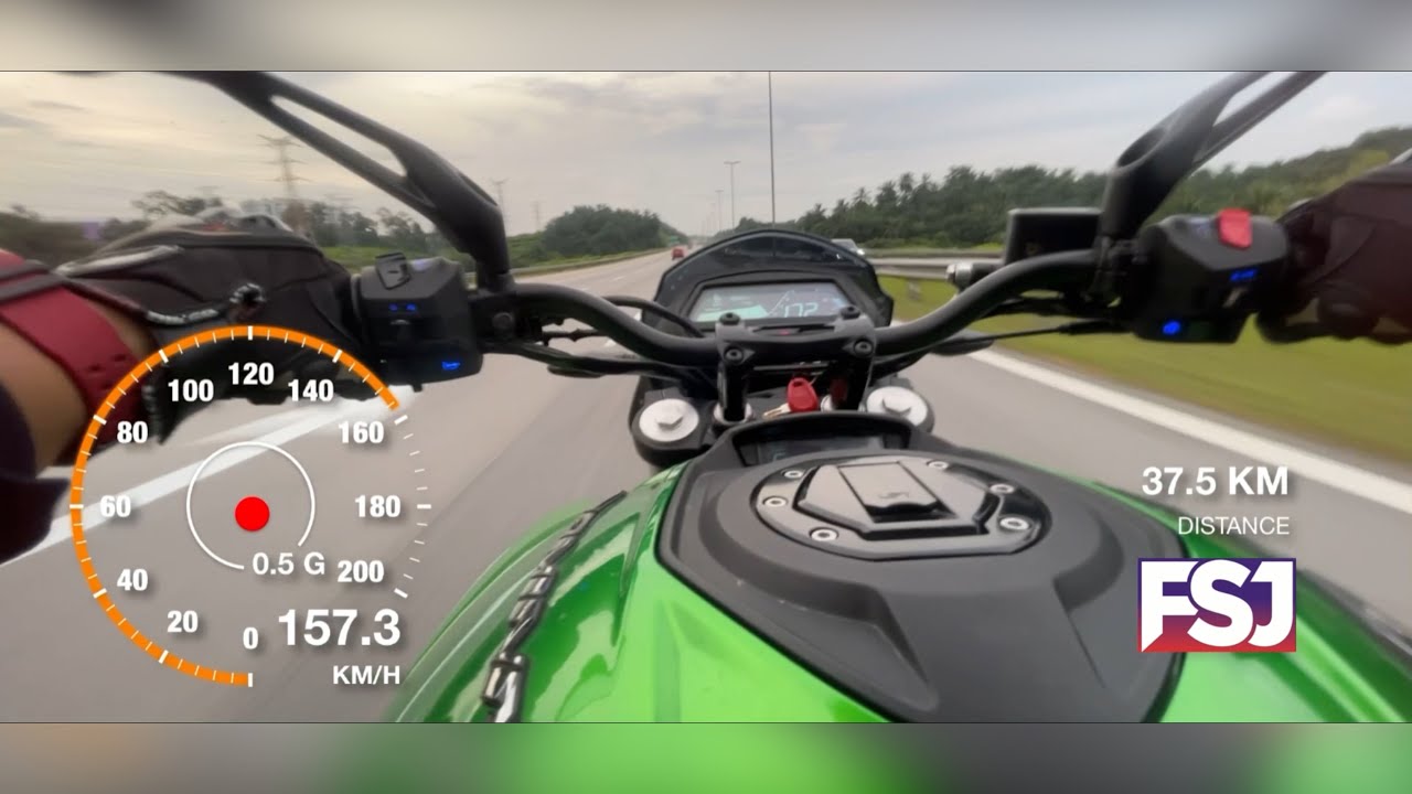 DOMINAR 400 LEPAS TUKAR GASKET EXHAUST TOP SPEED DROP?