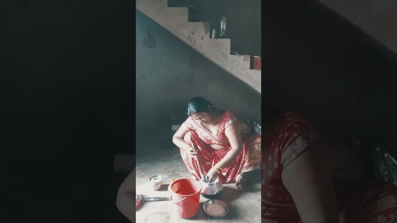 मां दही मथ रहीं हैं हमारे सपोर्ट कर 💗👈😱🥰लीजिए भैया दही किस्को खाना है •••
