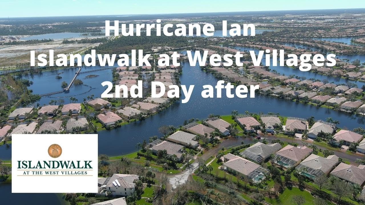 Hurricane Ian - Day after - Islandwalk at West Villages / Wellen Park