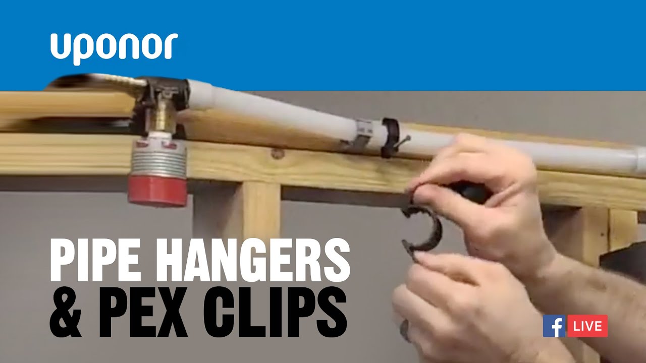 Трубные подвесы Uponor и зажимы PEX