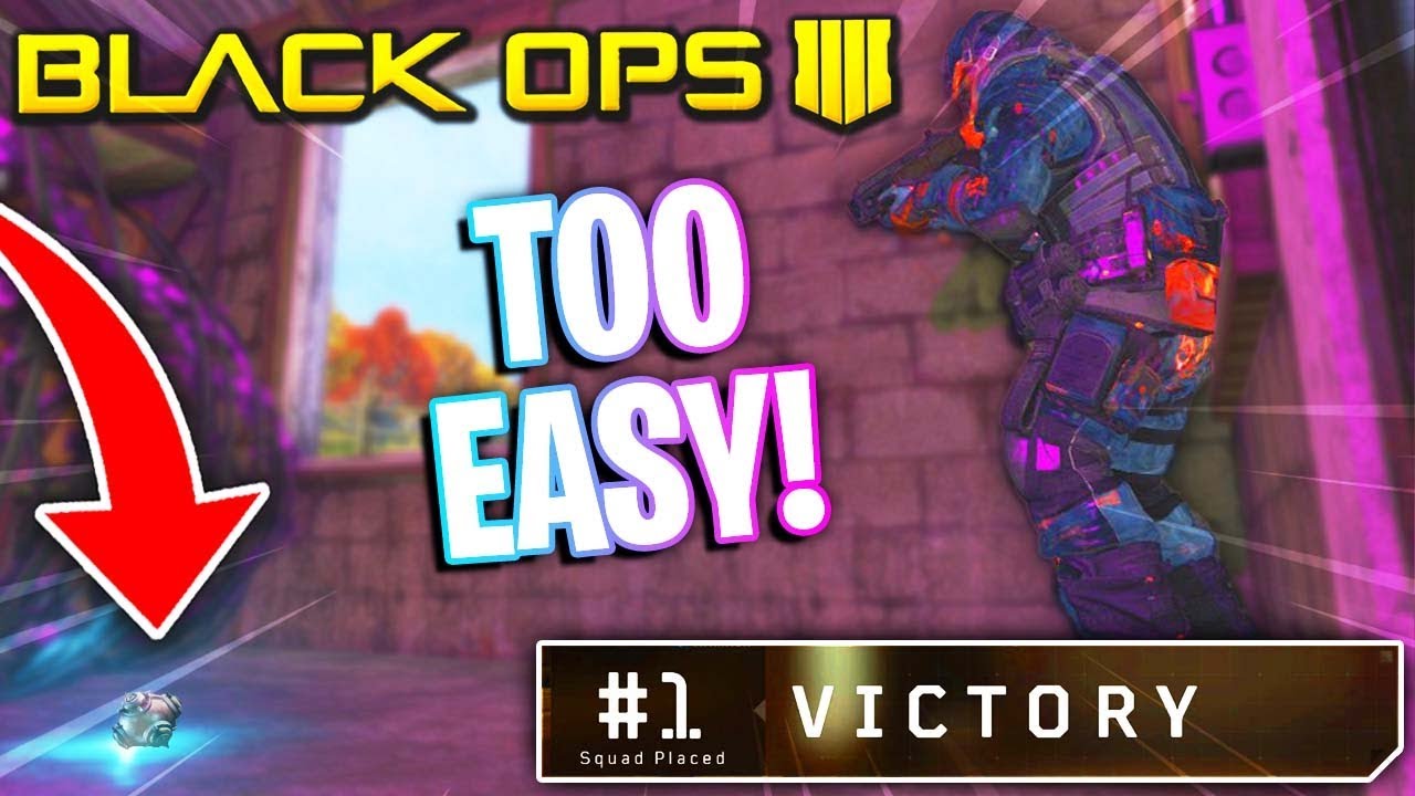 I CLUSTER GRENADED A NOOB to Get My First Solo Win on Black Ops 4 (How to Play COD BO4 Blackout)