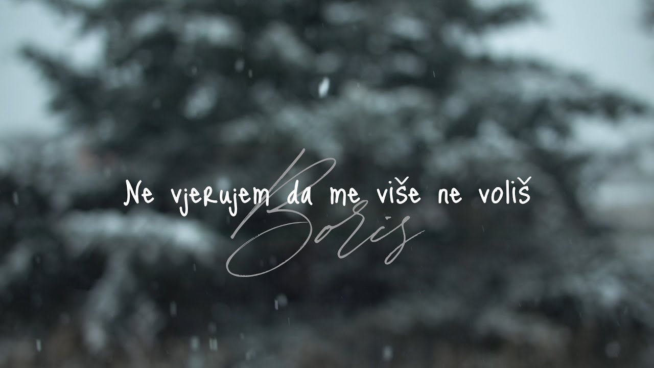 Boris Novković - Ne vjerujem da me više ne voliš (Official lyric video)