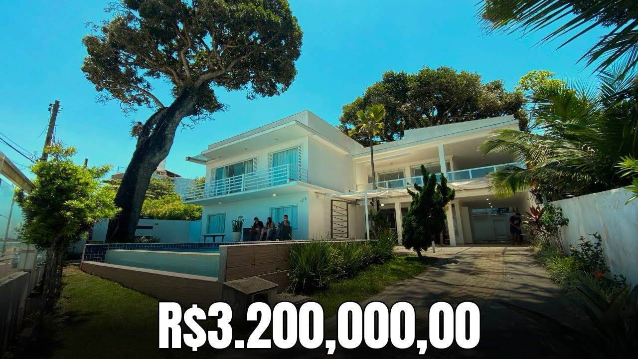 MANSÃO PÉ NA AREIA EM RIO DAS OSTRAS-RJ (R$3.200.000)