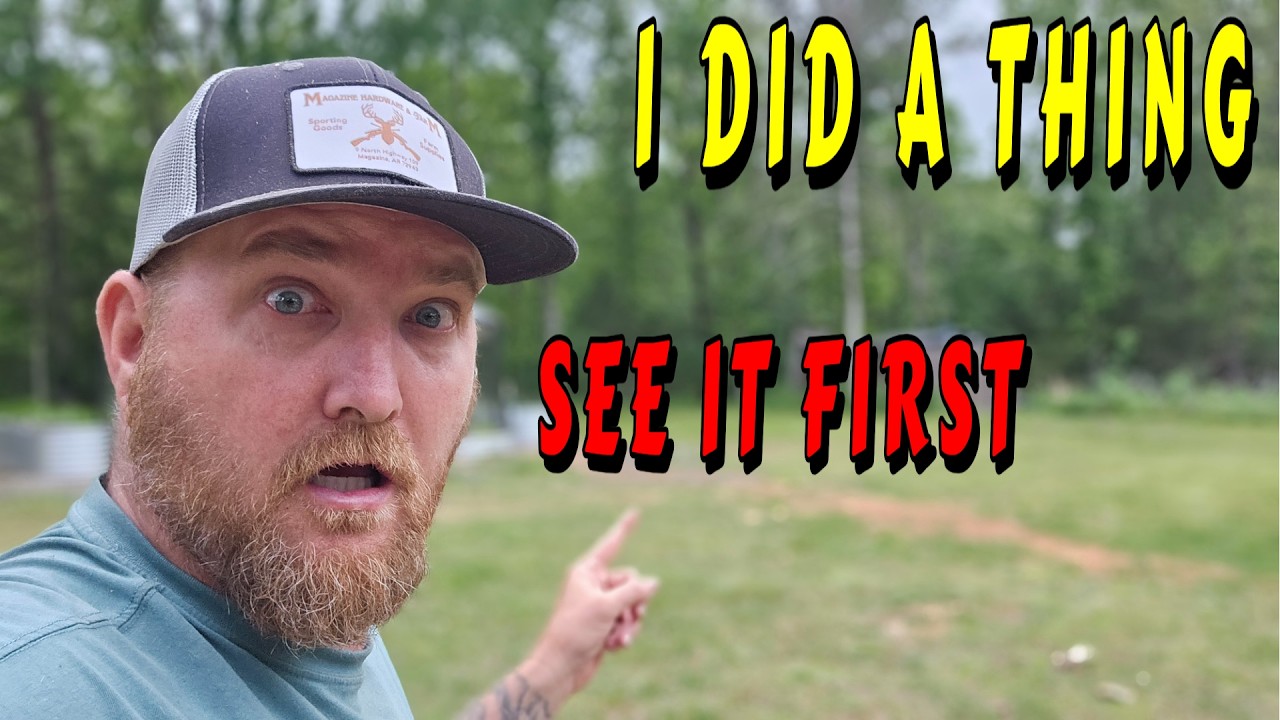 THING ARE MOVING ALONG |tiny house, homesteading, off-grid, cabin build, DIY HOW TO sawmill tractor