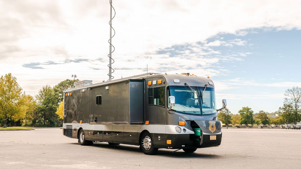 Retired Police Command Vehicle Turned Tiny Home
