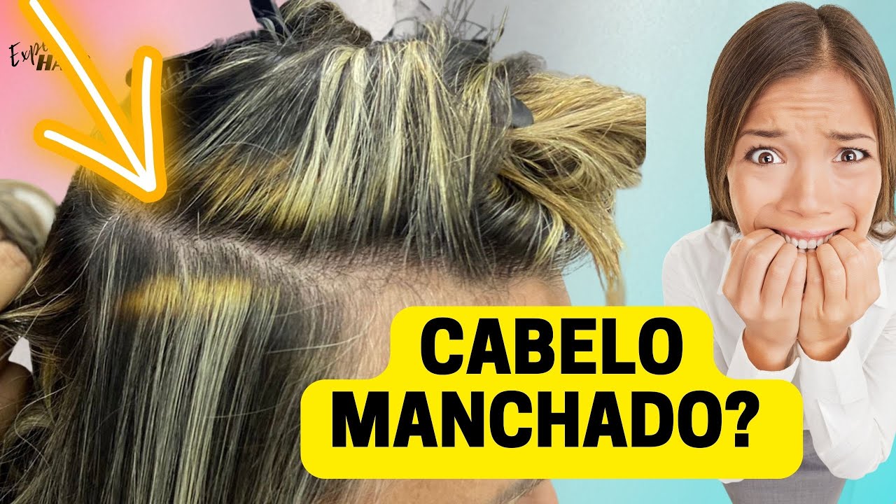 Correção de cor / cabelo manchado / esfumado de raiz -AULA GRATUITA