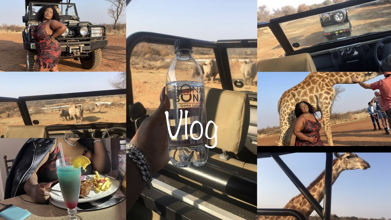 VLOGTOBER | GAME DRIVE AT BONA BONA GAME LODGE & DINNER | SOUTH AFRICAN YOUTUBER