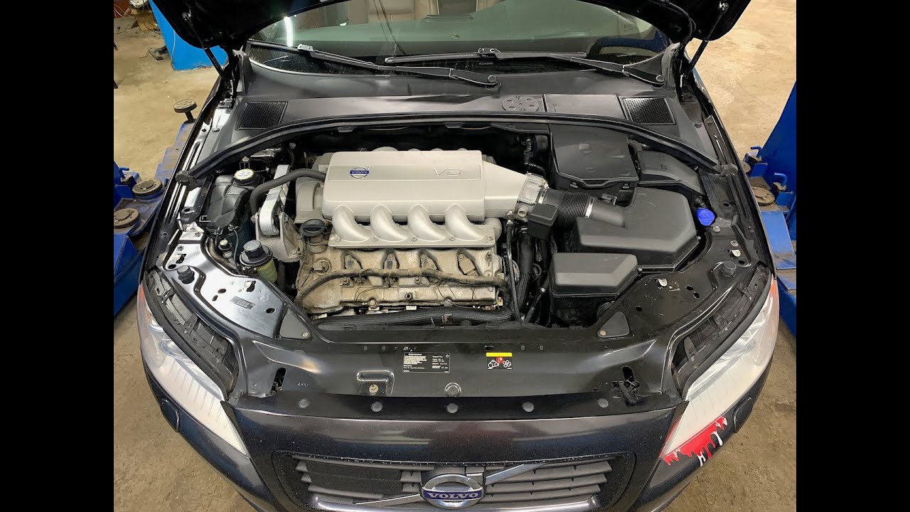 Замена цепи и прокладок впуска V8 4,4 на Volvo S80.
