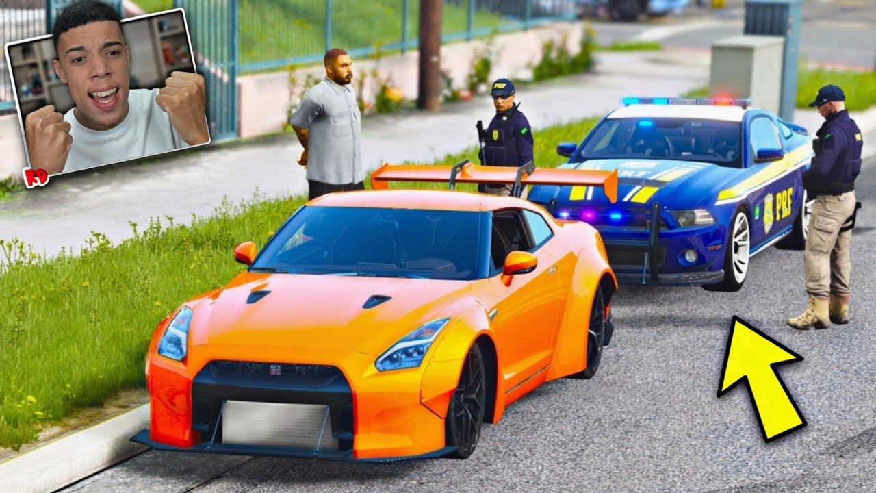 ABORDANDO SUPER CARROS DE LUXO COM A PRF! ( FUGA INSANA ) - GTA 5 : MOD POLICIA!