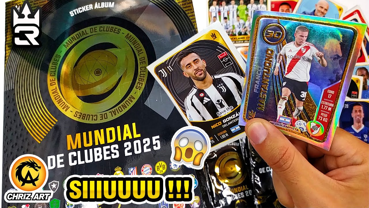 ⚽ LLEGO EL ÁLBUM !!🔥 MUNDIAL DE CLUBES 2025 CLUB WORLD CUP - 3 REYES ÁLBUM UNBOXING | CHRIZ ART