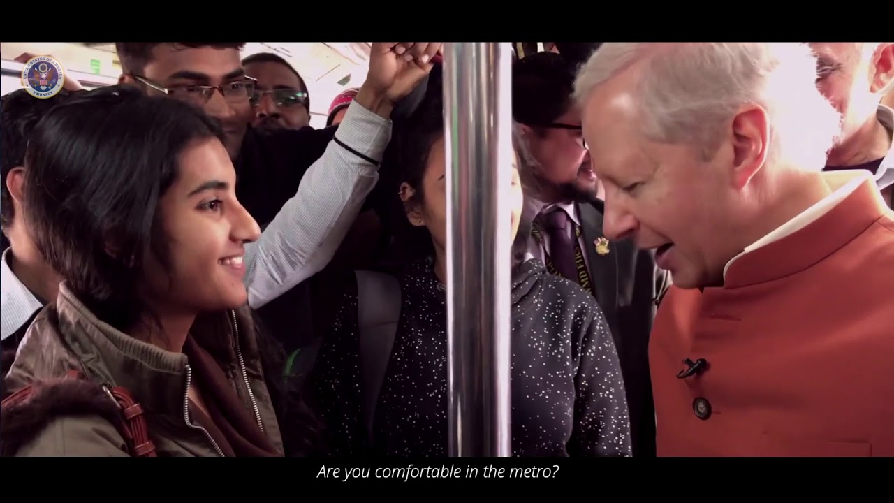 Ambassador Juster's Metro Ride To The American Center