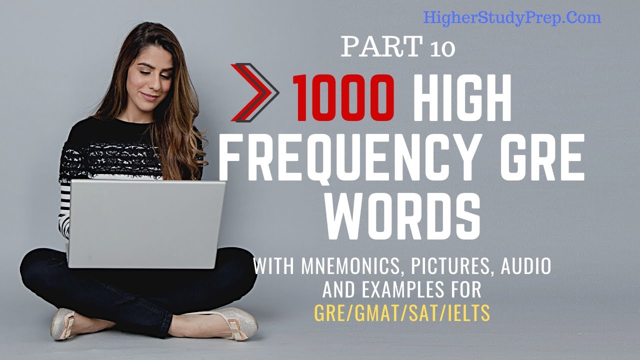 Part 10 | 1000 High Frequency GRE Words with Photos, Story, and Mnemonics